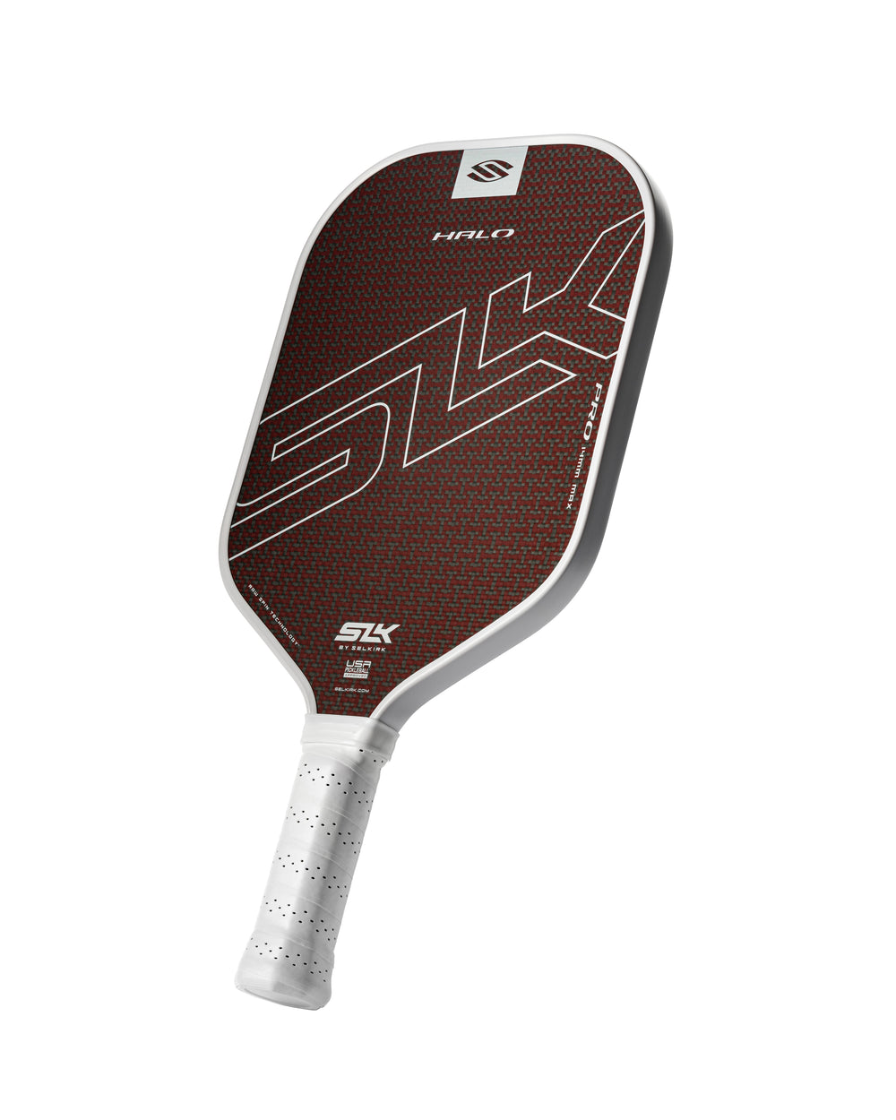 SLK HALO Pro Max Pickleball Paddle by Selkirk Sport, black with textured surface.