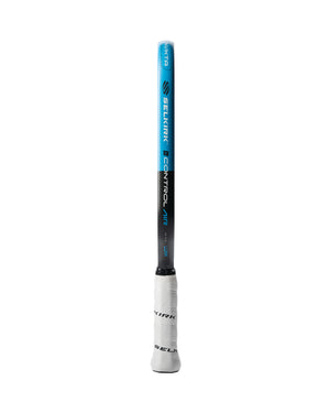 Selkirk Luxx Control Air Invikta Pickleball Paddle in red, gold, and blue.