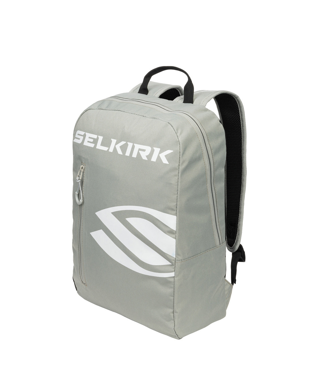 Core Line Day Bag in gray with Selkirk logo on front.