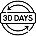30 Day Free Returns Guarantee Icon
