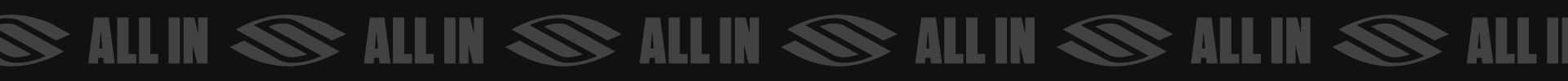 Black banner repeating the words all in with the Selkirk logo.
