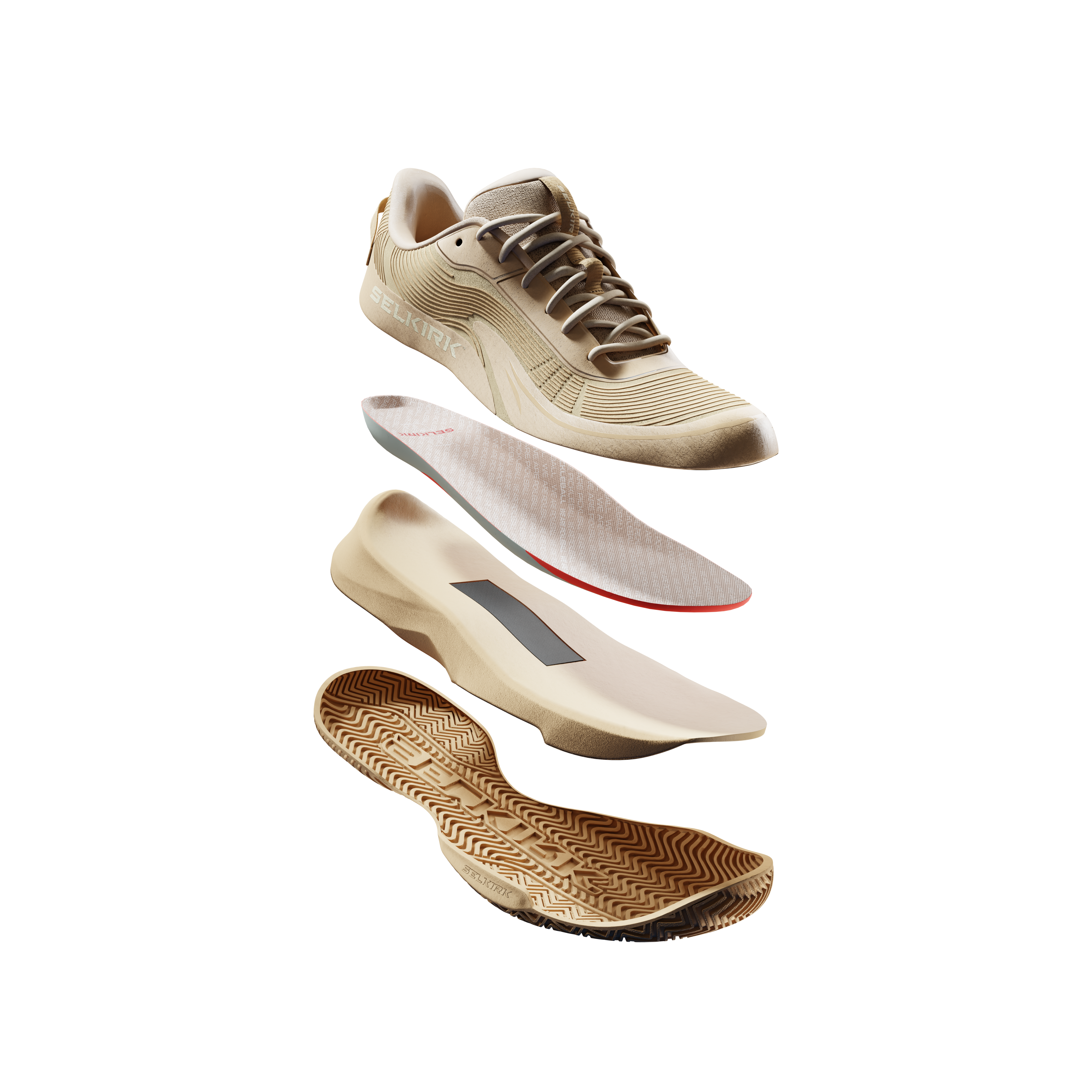 cgi image showing the different layers of the shoe